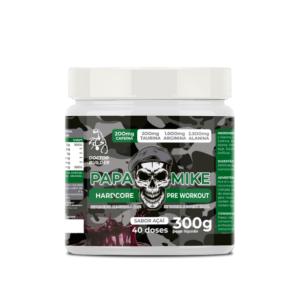 Pré Treino Papa Mike- Açaí 300g